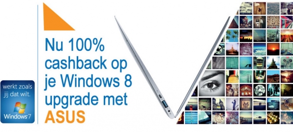 Asus : gratis upgrade naar windows 8